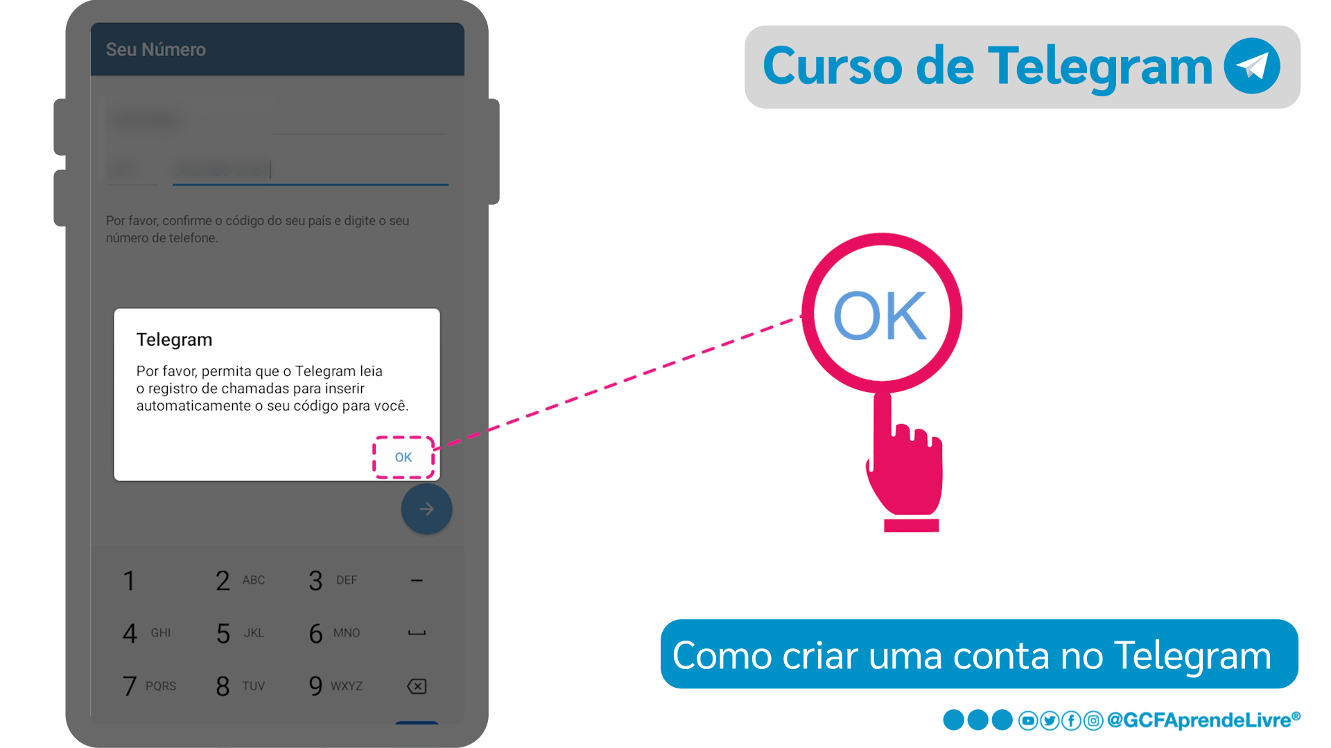 Como criar uma conta no Telegram: passo 9